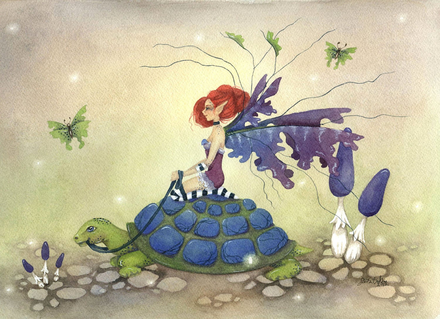 fairy art print clearance sale 8 5x11 turtle rider fairy art print clearance sale 8 5x11 turtle rider