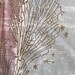 Vintage 50s Abstract Coral Reef Satin backed Table Square 22x22 IN