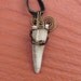 WhiteTail Deer Totem - Real Wire Wrapped Deer Antler Point Pendant