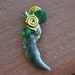 Loki Norse Spirit Wolf- Real XXL Wire Wrapped Wolf Claw Pendant