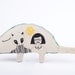 Clay Animal Mouse Art Object Wall Decor - The Date