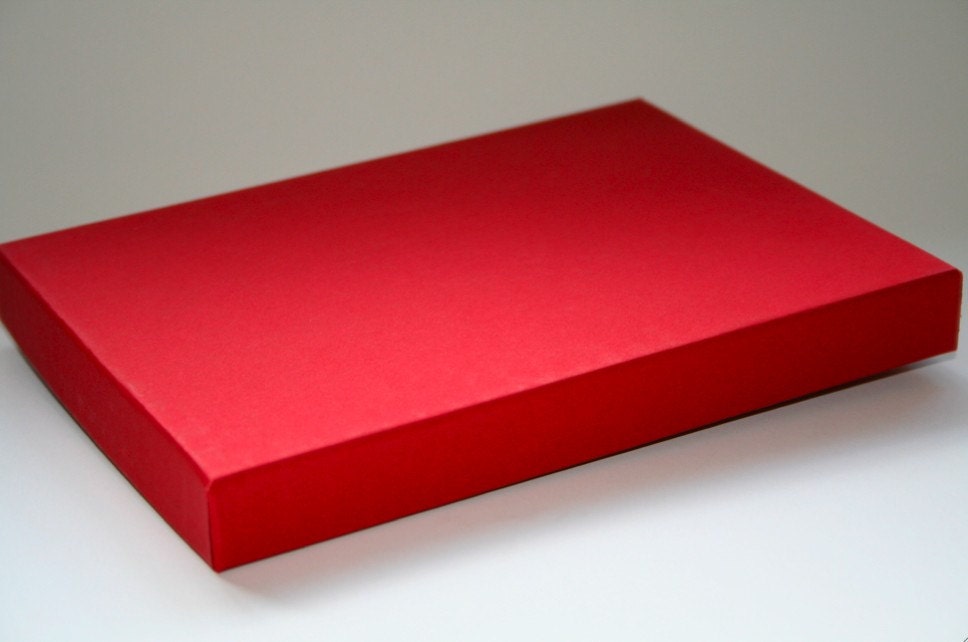 A7 Box Mailer in Red by sweetshack on Etsy