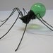Simple Green Spider Upcycled Art