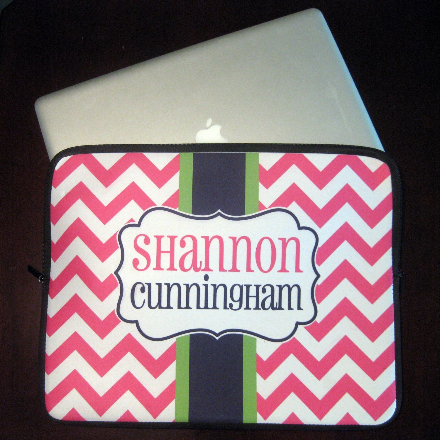 personalized chevron laptop sleeve monogrammed laptop case personalized chevron laptop sleeve monogrammed laptop case