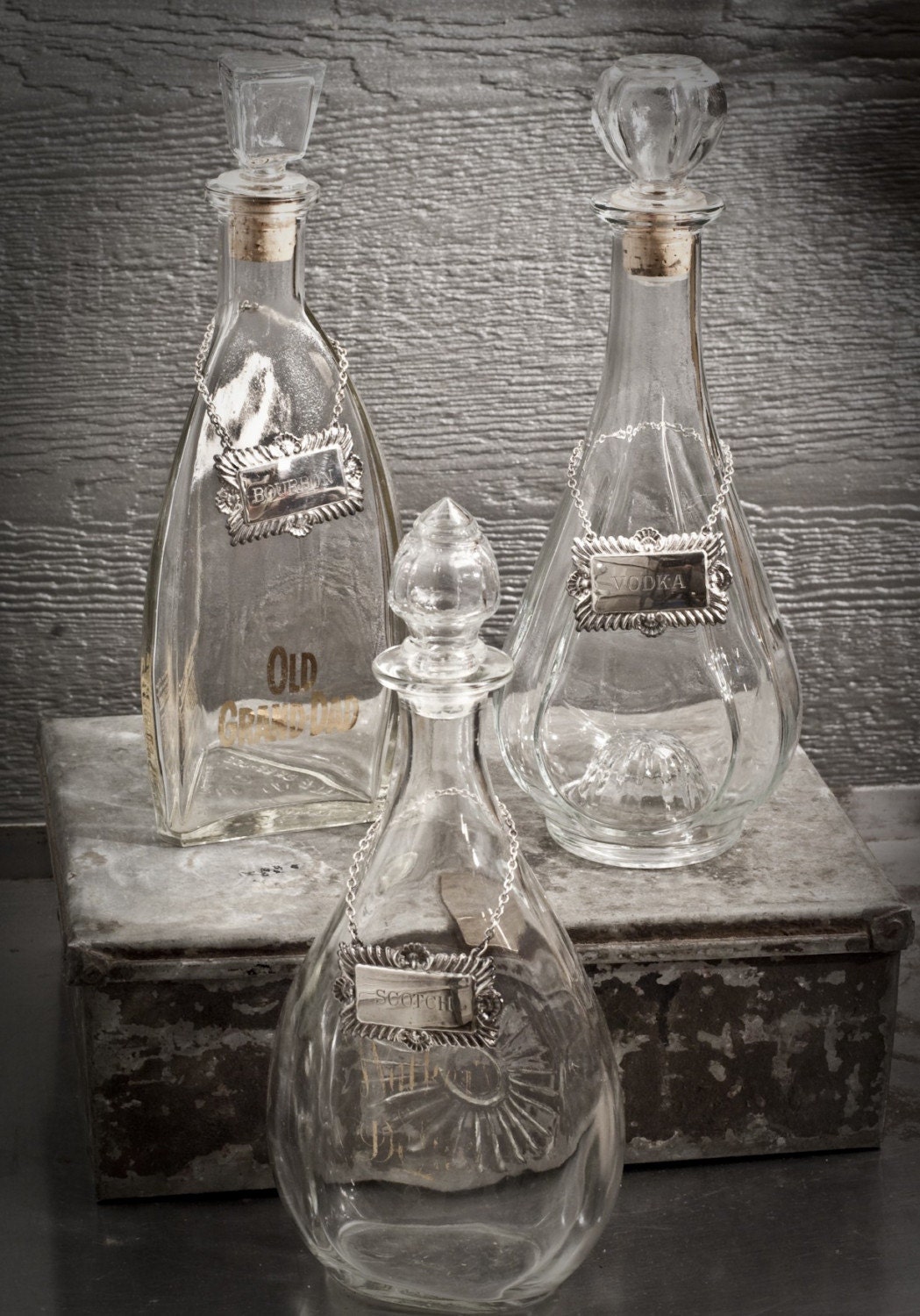Vintage Liquor Bottle Decanter Collection