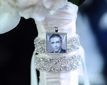 Bridal Bouquet Charm Wedding Bouquet Charm Bridal Charm Photo Memory Charm