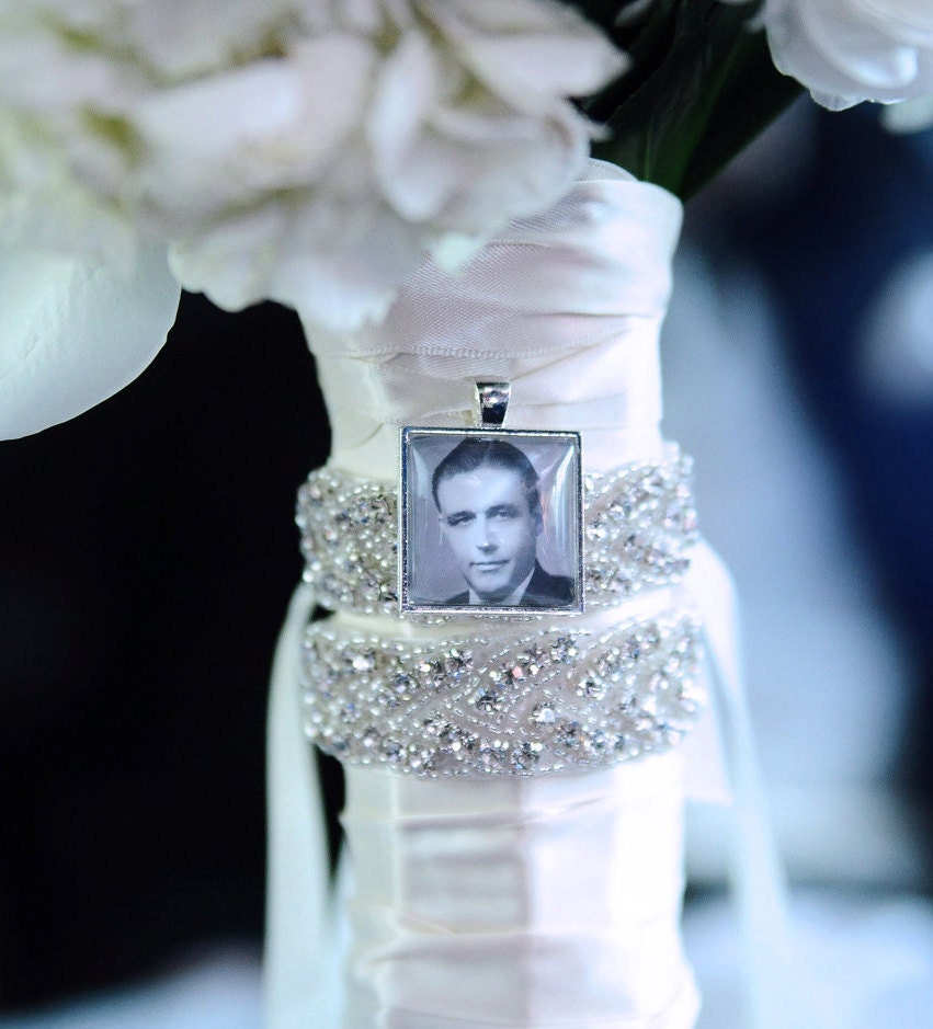 Bridal Bouquet Charm Wedding Bouquet Charm Bridal Charm Photo