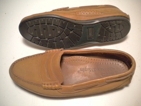 Vintage Johnston and Murphy Mens Leather Penny Loafer Driving ...