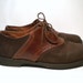 Vintage Bass Brown Saddle Oxfords Shoes Mens 9 1/2 M
