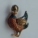 Reserved for Diane.............Mallard with Rhinestones brooch
