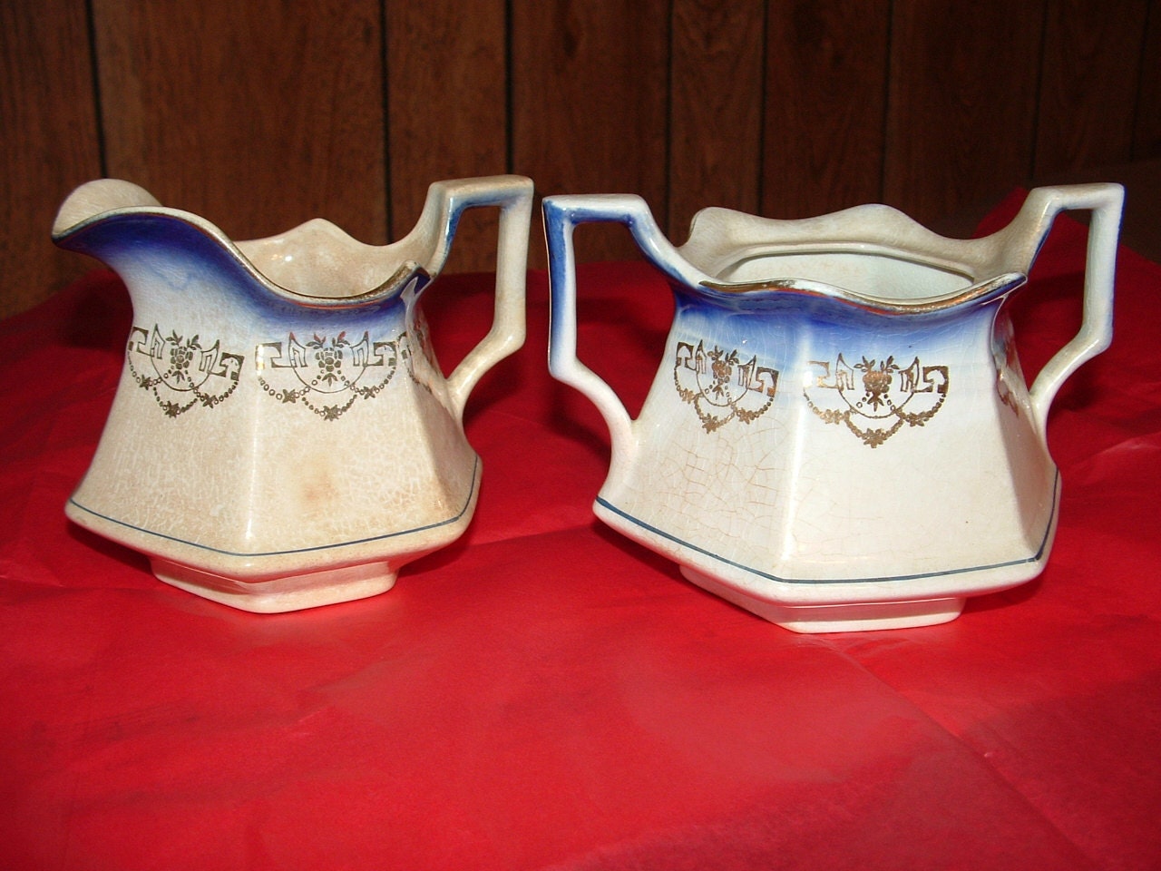 Antique Colonial Sterling China Creamer and Sugar – Haute Juice