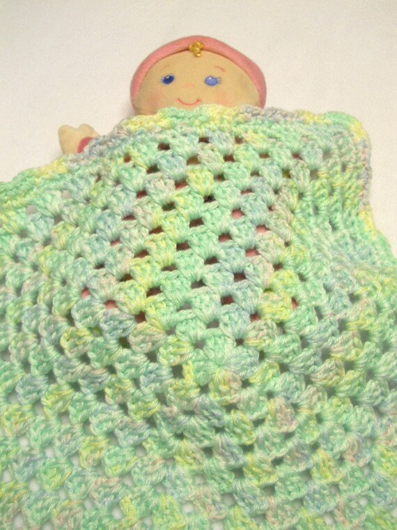 Baby Doll Crochet Afghan or Baby Snuggie