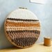 Embroidery Hoop Wall Decor - Upcycled Wool with Abstract Brown Hues - Inspired by Soil and Sediment