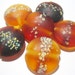 Forever Autumn Lampwork Beads, FHFteam , SRA, UK - SALE