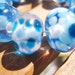 Blue Whispers Lampwork Beads, FHFteam Y3, SRA, UK