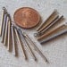 Vintage Brass Plated Steel Medium Bar Drops (18) Steampunk, Industrial, Doomsday
