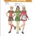 1970s Teen Mini Dress, Top and Apron - Vintage Sewing Pattern Simplicity 9777 - 29 Bust