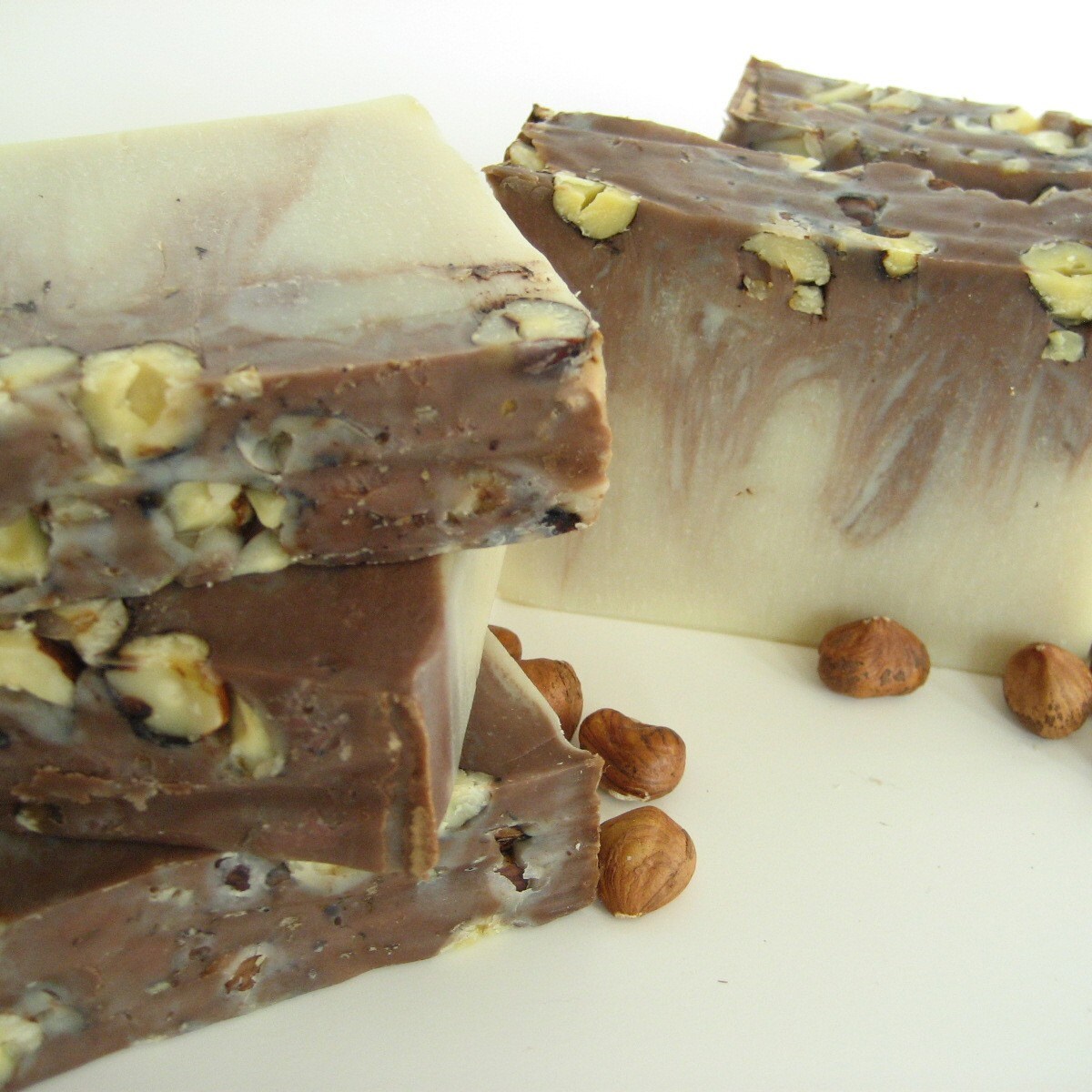 SALE . Vanilla Hazelnut Soap . Cold Processed . Vegan . Creamy