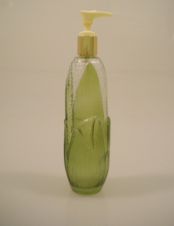 lotion avon vintage bottle Cob Vintage Glass with Corn on NeedorWant Pump by Etsy Avon Bottle