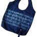 Indigo Shibori Portable Tote Bag