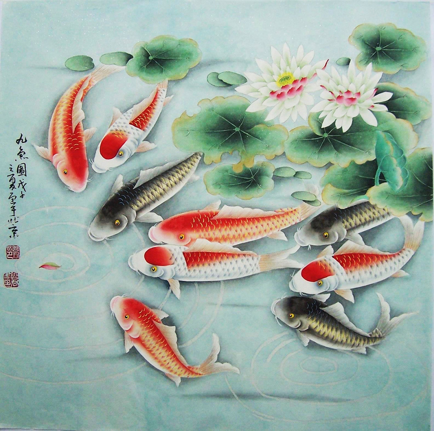 original painting oriental art chinese traditional painting