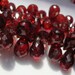 Super Nice Micro Faceted GARNET Baby Teardrop Briolette, Sale - 12 pcs, 7-9x5-6mm - Outstanding Color