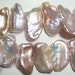Fresh Water Biwa Pearls, Wholesale discount, 30% off 16 Inch Strand, Genuine Natural color