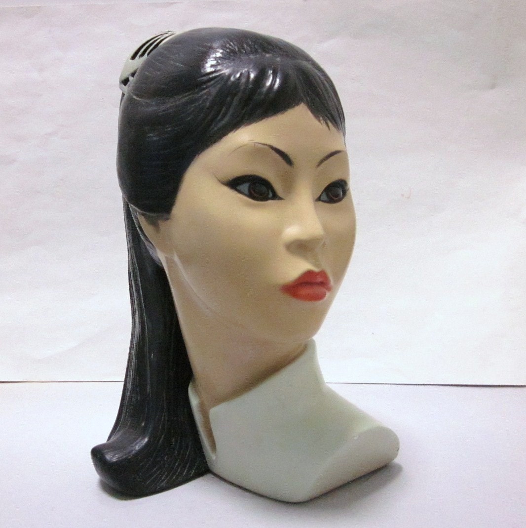 Marwal-Ind-Inc Pretty Girl Plaster Head 1965 Marwal Ind Inc by by SwearToMod