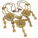 Art Deco Necklace Etruscan Revival Festoon Gilt Filigree Antique Jewelry