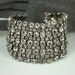 Vintage Bracelet Diamante Rhinestone Chunky Antique Jewelry