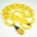 RESERVED for TaurusGemelli... Antique Necklace Chinese Yellow Peking Glass Kingfisher Pendant Jewelry