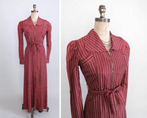 Items similar to Vintage 1930s Dressing Gown :30s 40s Lingerie Robe on Etsy