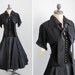 Vintage 1950s Dress : 40s 50s NOS New Look Party Dress