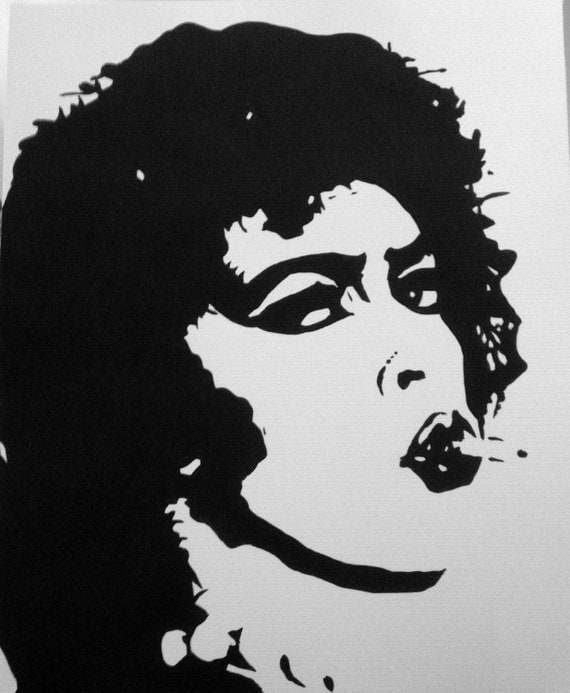 original painting frank n furter rocky horror picture show original painting frank n furter rocky horror picture show