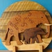 Custom Order for Erin Elephant Puzzle Sculpture - Mother's Caress