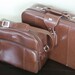 Vintage American Tourister Set Carry On and Suitcase