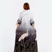 Vintage 70s Ombre CRANE Kaftan Maxi Dress / DEADSTOCK David Brown