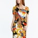 Vintage 80s TRIBAL Dress Native American - Wiggle MINI Dress
