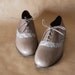 Tobacco python shoes with laces - Size 7.5 - 80s - Made in Italy - New and never worn