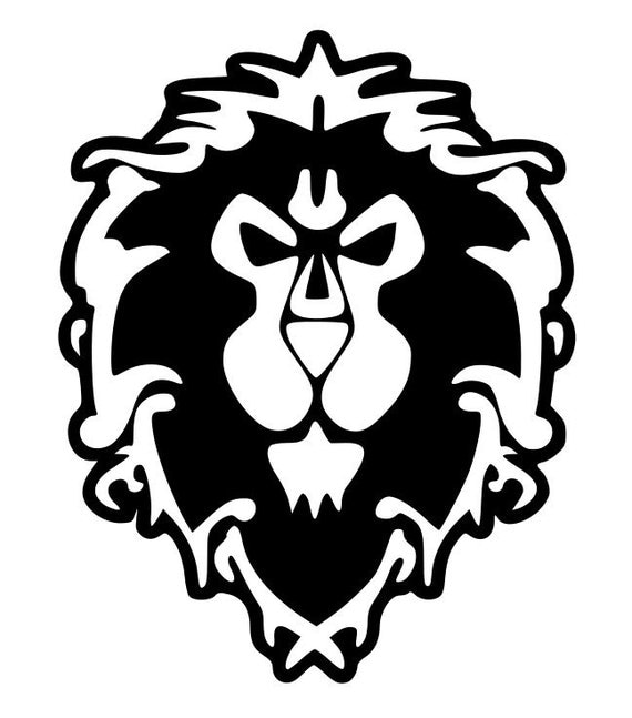 Items similar to World of Warcraft Alliance Crest Vinyl Decal on Etsy