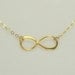 Gold Infinity Necklace