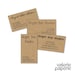 50, 100 or 200 super simple kraft business cards- designed and printed