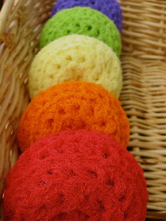 Nylon netting for scrubbies