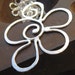 Swirling Flower Necklace