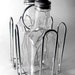 VINTAGE OIL AND VINGAR SET WITH HOLDER