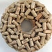 Wine Cork Wreath - 16" - Simple, Natural, Rustic, Wine Lover's, Wall Decor