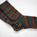 Spiraling Stripes Superwash Wool Diabetic Socks, W 8-9, M 6-7 shoe size NEW LOWER PRICE
