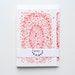 AUTUMN SALE Greeting Card Set of 3 Gocco print