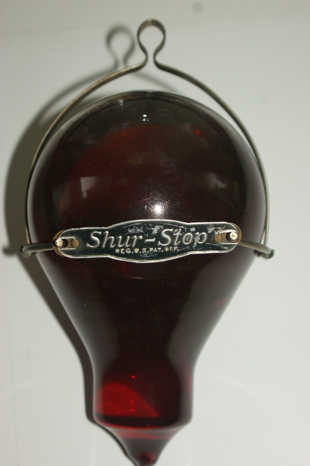 Antique SHURSTOP GLASS Fire Grenade