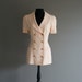 Sweet Military Captain Peach BIG Shoulder Jacket (m)
